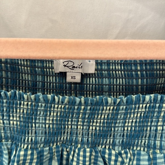 Rails Sonora Shirt Size xSmall Teal Green - Picture 5 of 7